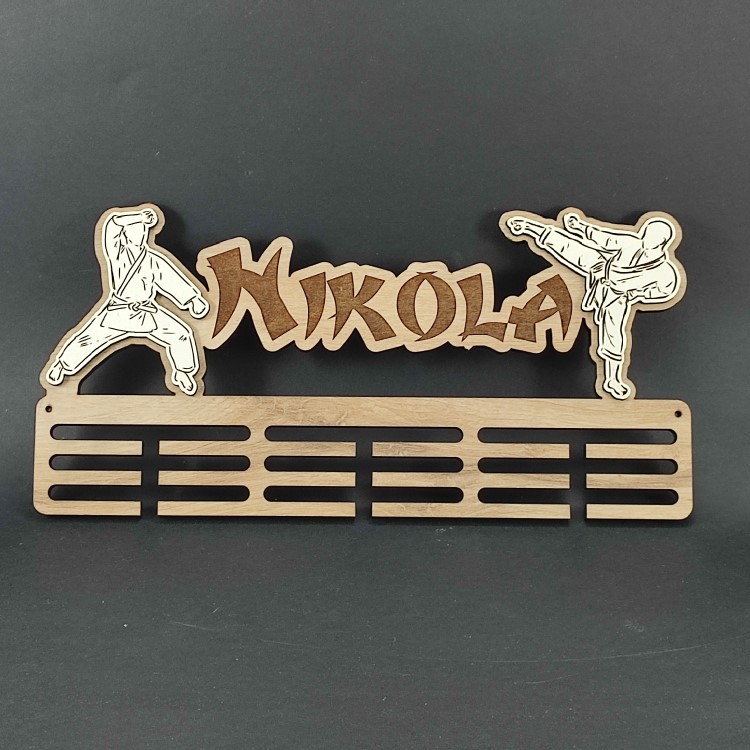 Držač za medalje – karate – Nikola